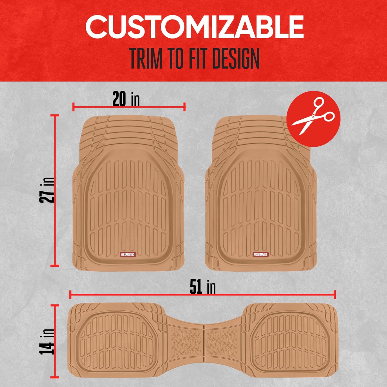 Tapis de voiture flexibles