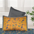 Housses de Coussin en Coton Brodées de Feuilles de Ginkgo