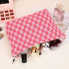 Trousse de Maquillage à Carreaux Indispensable