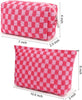 Trousse de Maquillage à Carreaux Indispensable