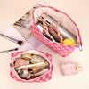 Trousse de Maquillage à Carreaux Indispensable