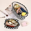 Trousse de Maquillage à Carreaux Indispensable