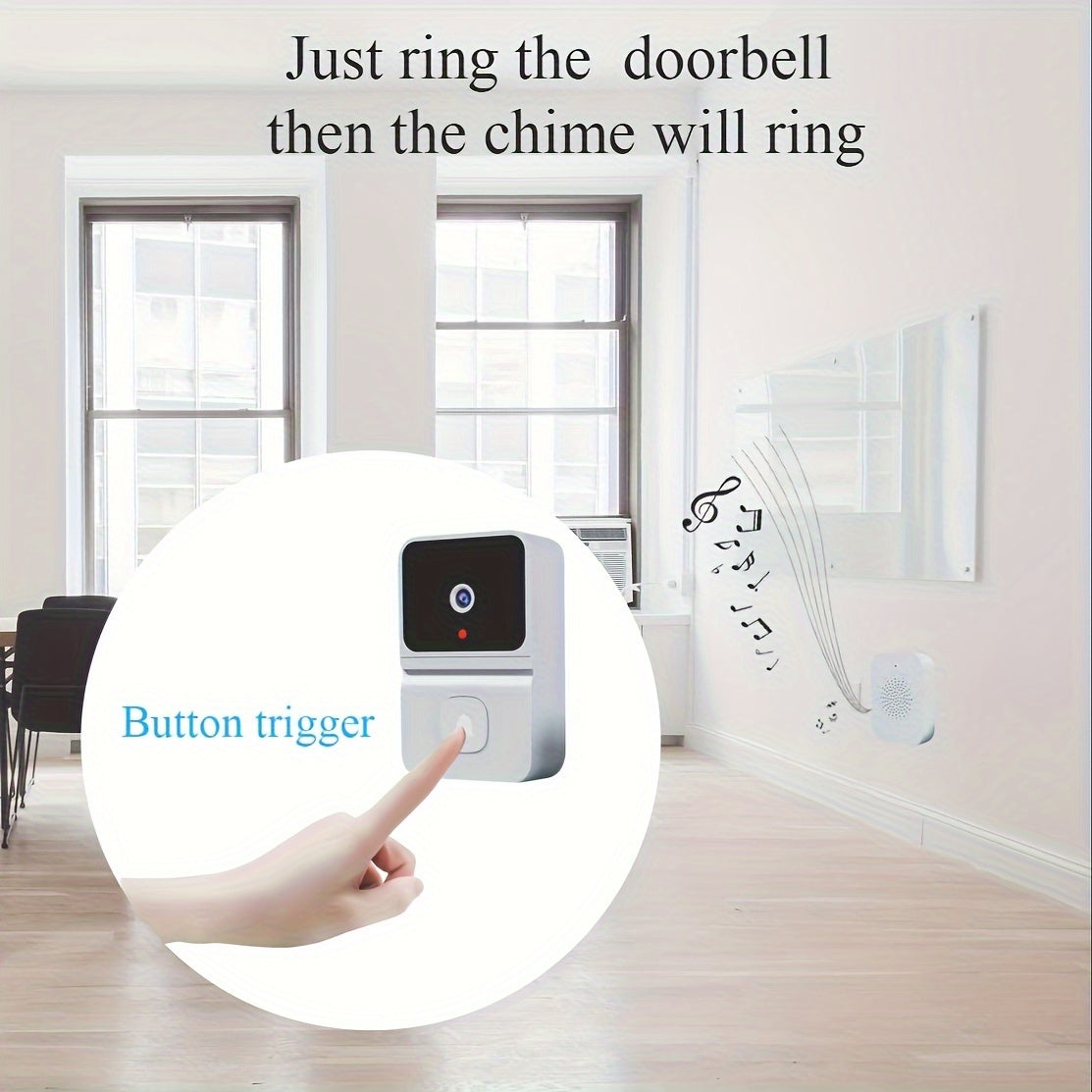 VisioBell Sonnette Intelligente - Sécurité et Confort avec Vidéo HD et Communication Bidirectionnelle