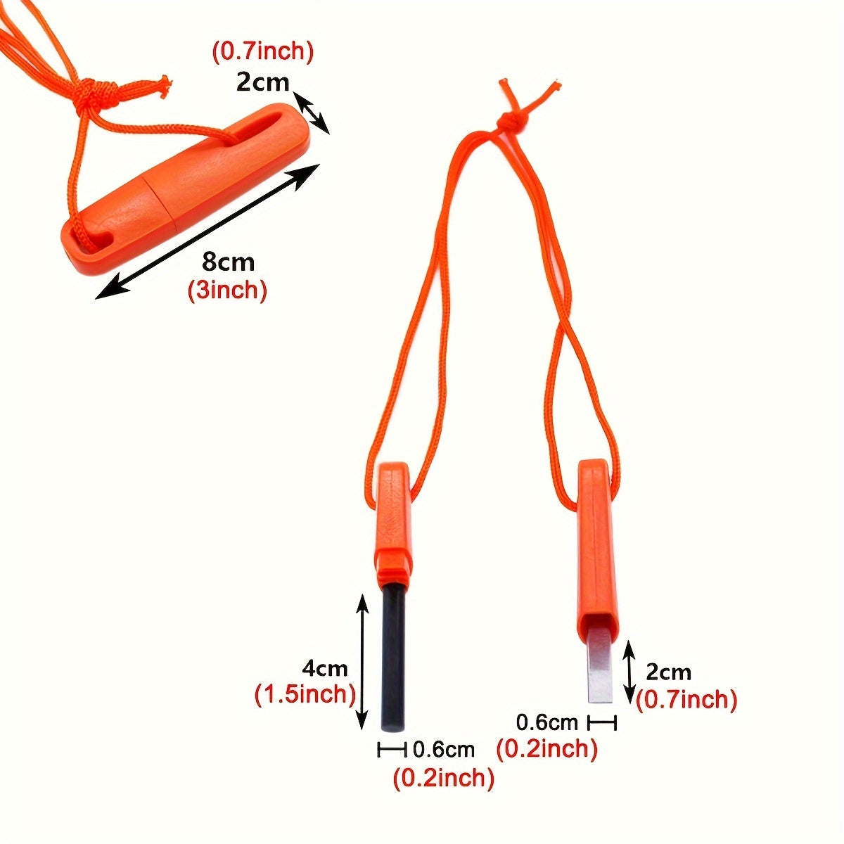 Survivor Flint - Allume-feu en magnésium durable pour aventuriers
