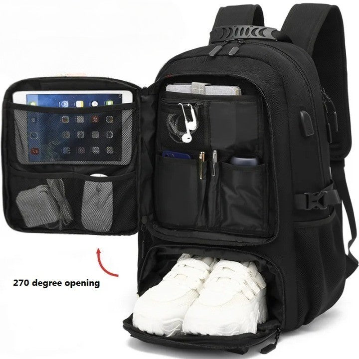 TechTrek Pro Explorer Sac à Dos – Spacieux et Intelligent