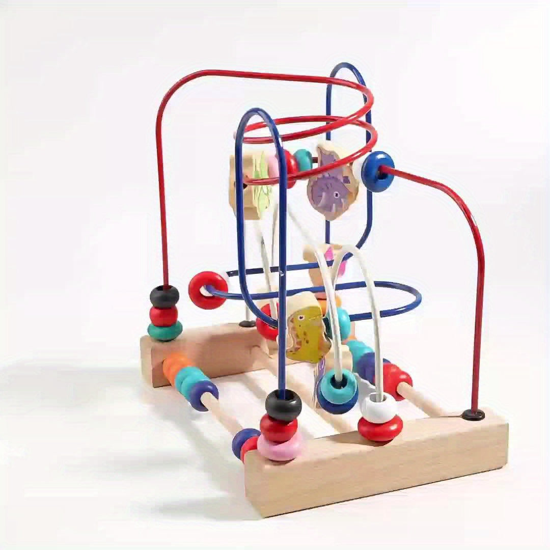 Boulier Éducatif en Bois - Pour la Motricité Fine