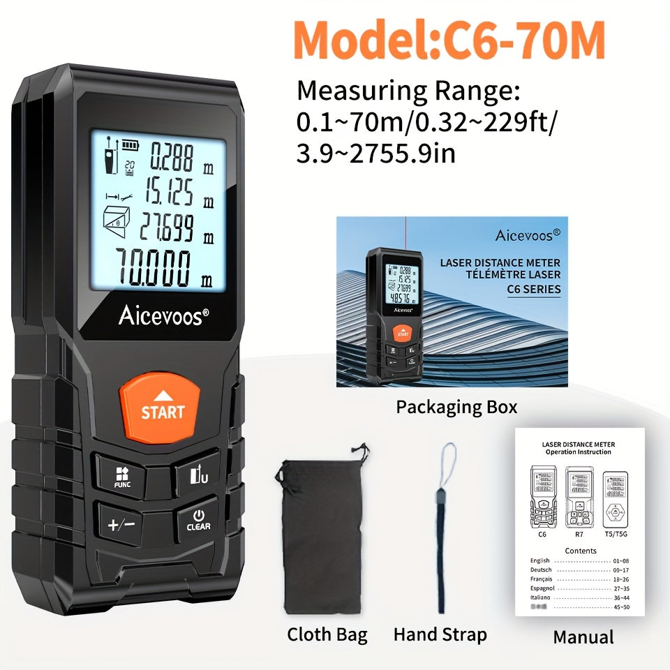 Télémètre Laser Compact – Instrument de Mesure Précis et Robuste
