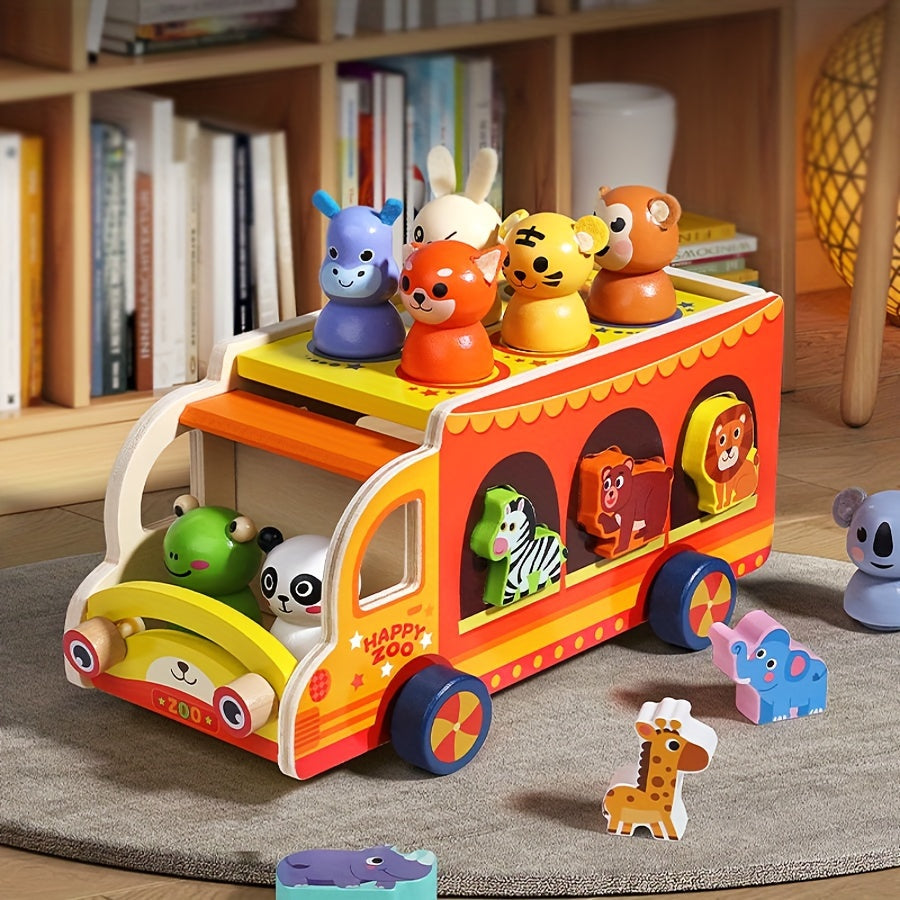 Camion d'Animaux de Cirque Éducatif - Pour le Jeu Créatif et l'Apprentissage