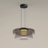 Suspension en Verre de Style Bauhaus pour Îlot de Cuisine et Salle à Manger