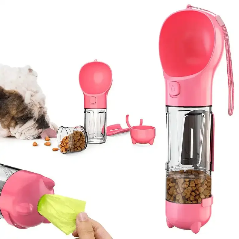 Bouteille d'eau portable 3-en-1 pour animaux - PawHydrate Pro