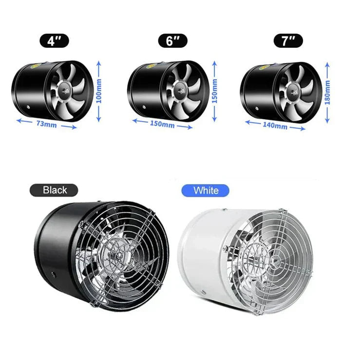 Ventilateur d'extraction Puissant et Silencieux – WhisperFlow