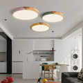 Delos - Lampe de Plafond LED en Bois Scandinave
