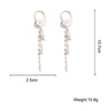Boucles d'oreilles bohémiennes avec perles et cristaux
