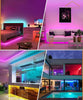 Bande LED Smart Glow | Éclairage LED néon Bluetooth avec diodes à faible consommation d'énergie et installation facile