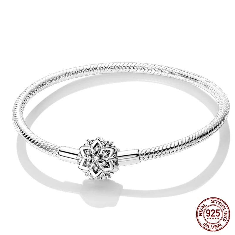 Bracelet en argent céleste