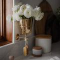 Vessona – Élégant vase mural en opale pour une décoration intérieure stylée