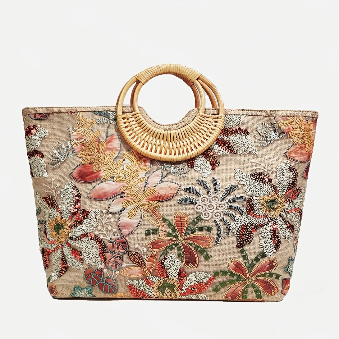 Tote Floral Élégance – Élégant et Pratique