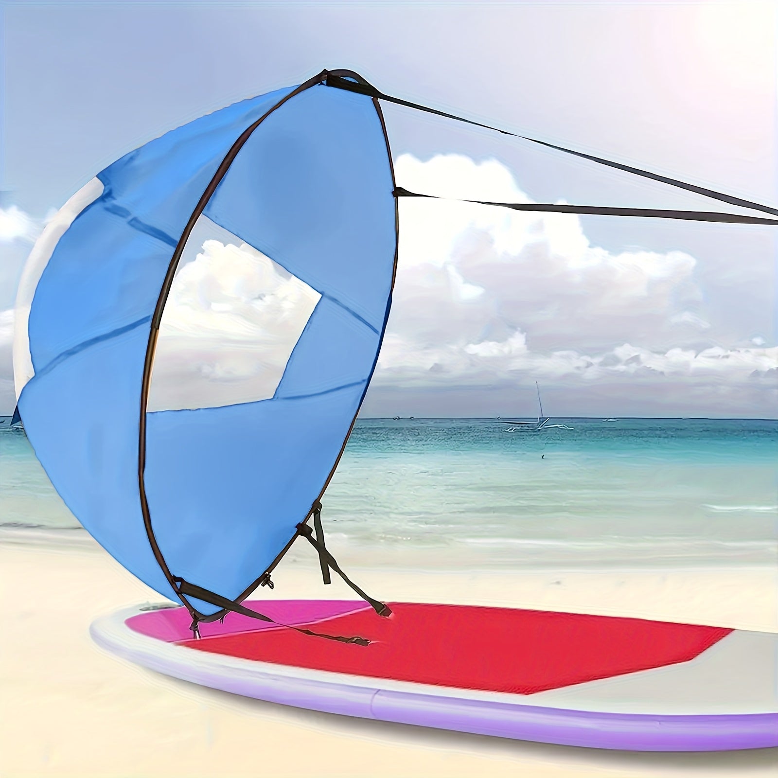 SpeedSail Voile de Kayak Pliable – Efficace et Facile à Utiliser