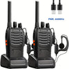 2 Pièces de Radios Portables Bi-Directionnelles – Communication Fiable pour la Randonnée, le Vélo et l'Escalade