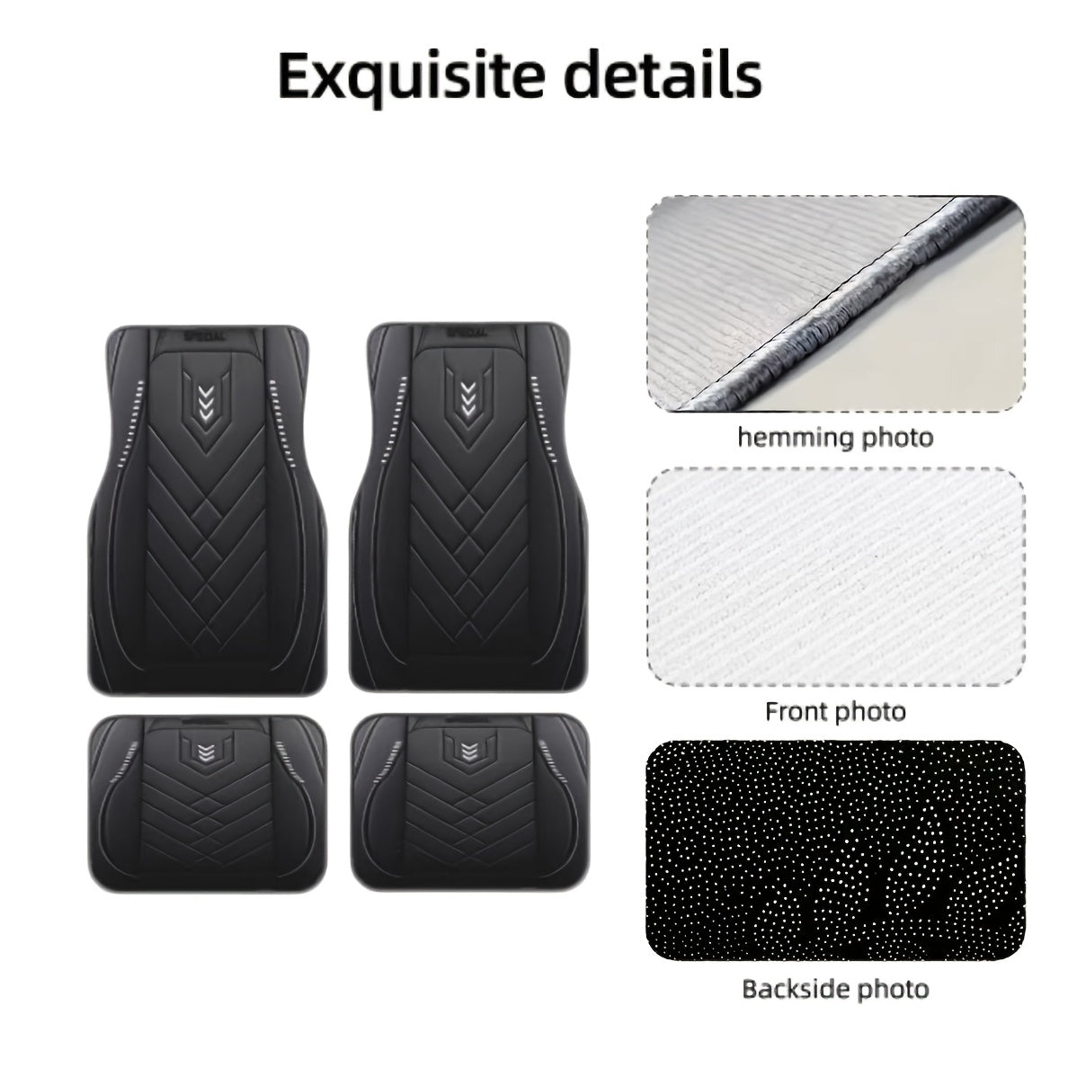 Tapis de Sol Universels pour Voitures – Antidérapants et Lavables pour Toutes les Saisons