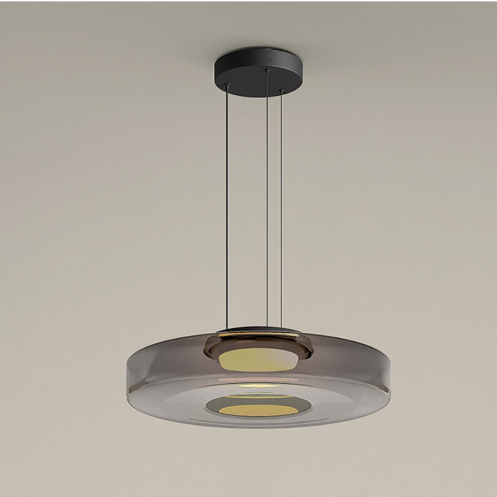 Suspension en Verre de Style Bauhaus pour Îlot de Cuisine et Salle à Manger