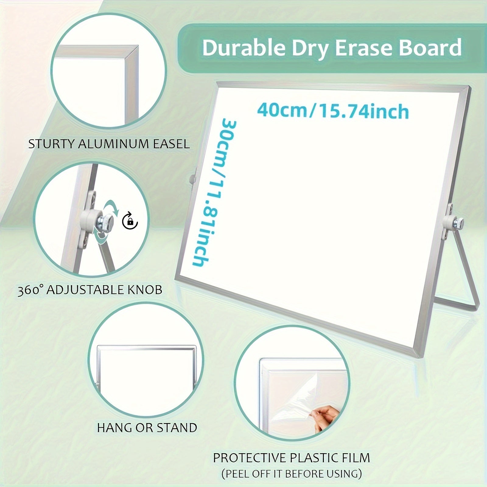 Tableau Magnétique MagniBoard - Portable et Double Face avec Support