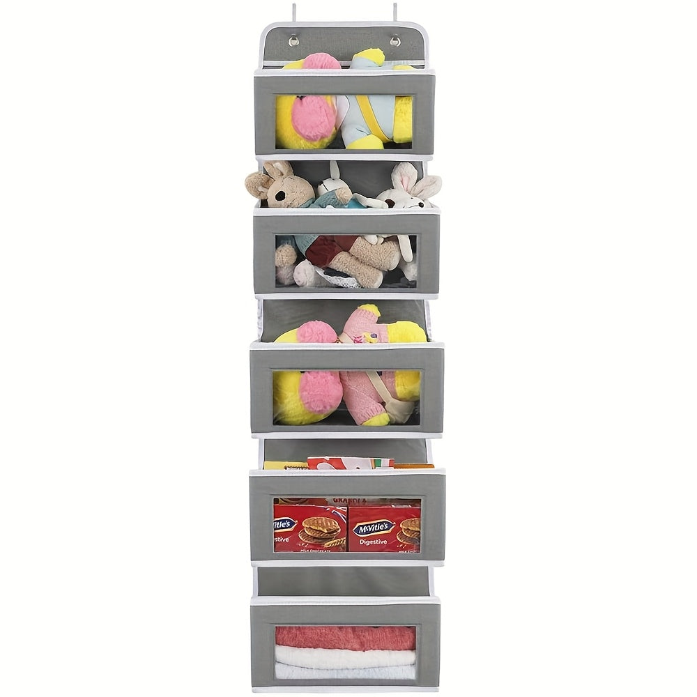 Système de Rangement Suspendu à 5 Niveaux – Idéal pour la Chambre, la Salle de Bain et la Cuisine