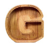 Tirelire TreasureNest | Tirelire en bois personnalisée avec des motifs de lettres de l'alphabet