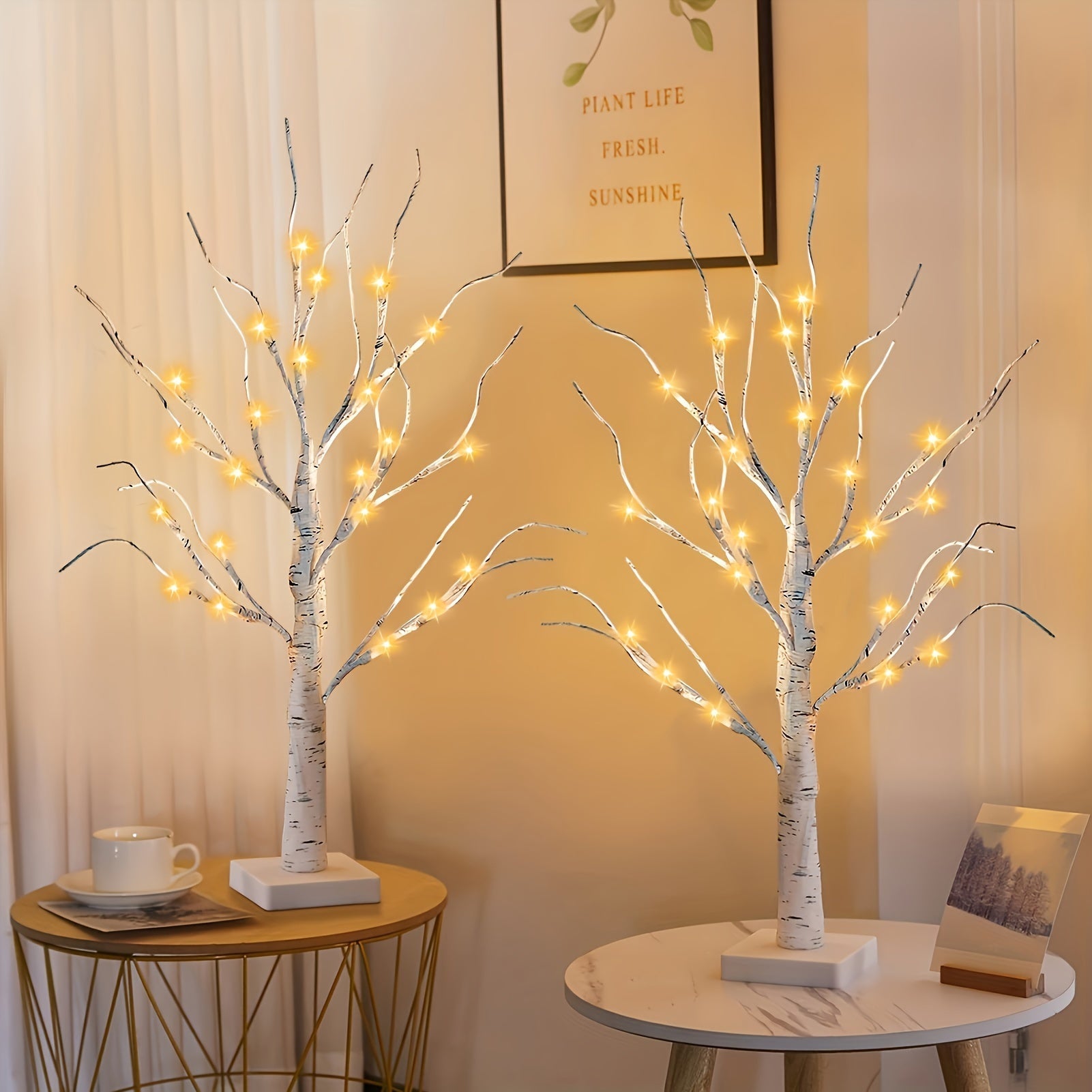 Arbre Décoratif Éclairé avec LED – Créateur d'Ambiance Magique pour la Maison ou les Fêtes