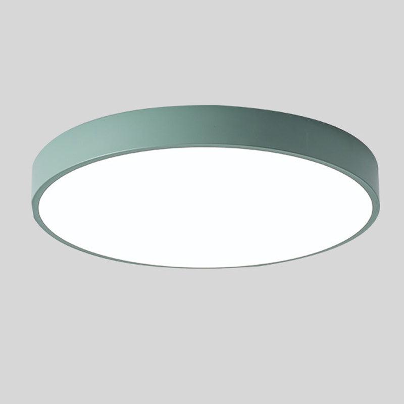 Applique de Plafond Circulaire en Bois Nordique pour Décoration Intérieure de Style Macaron & Éclairage Ambiant