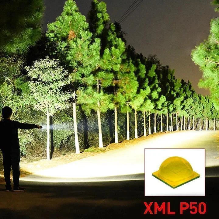 90000 Lumens XHP50.2 La Torche Éclairante la Plus Puissante