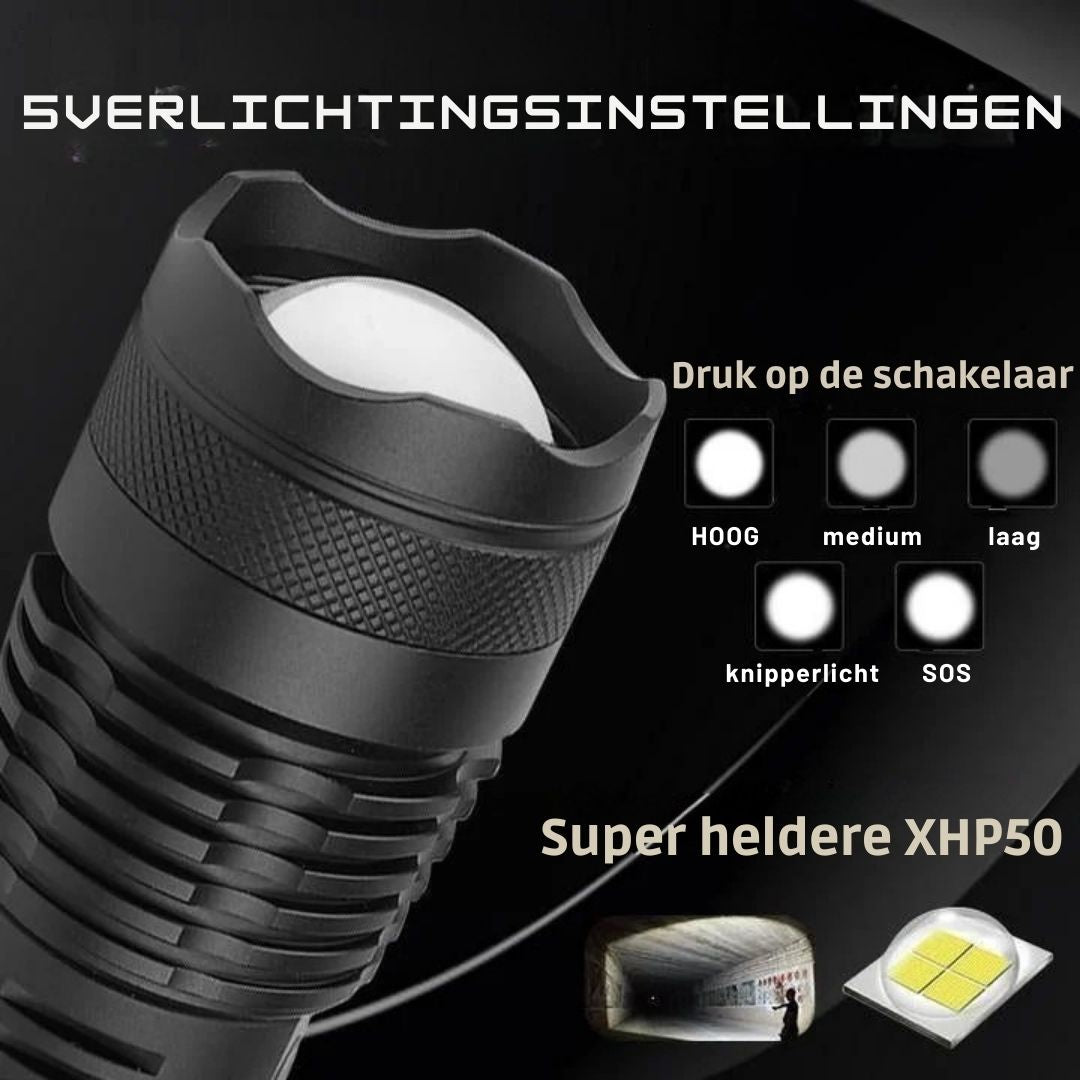 90000 Lumens XHP50.2 La Torche Éclairante la Plus Puissante