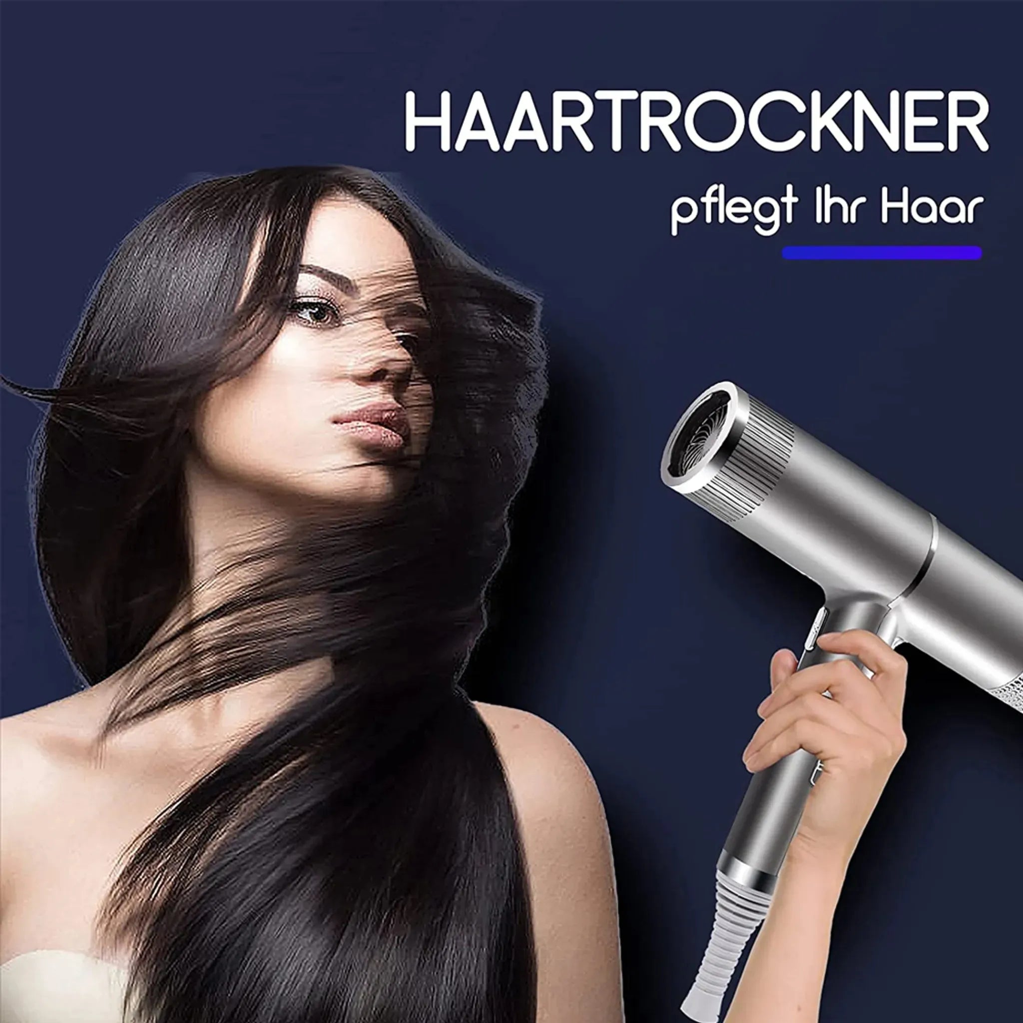 AeroDroog – Sèche-cheveux professionnel avec technologie ionique | Rapide & Doux pour les cheveux