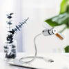 Ventilateur Horloge LED USB Portable avec Affichage de l'Heure