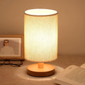 Lampe Organique en Bois & Lin avec Télécommande