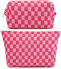 Trousse de Maquillage à Carreaux Indispensable