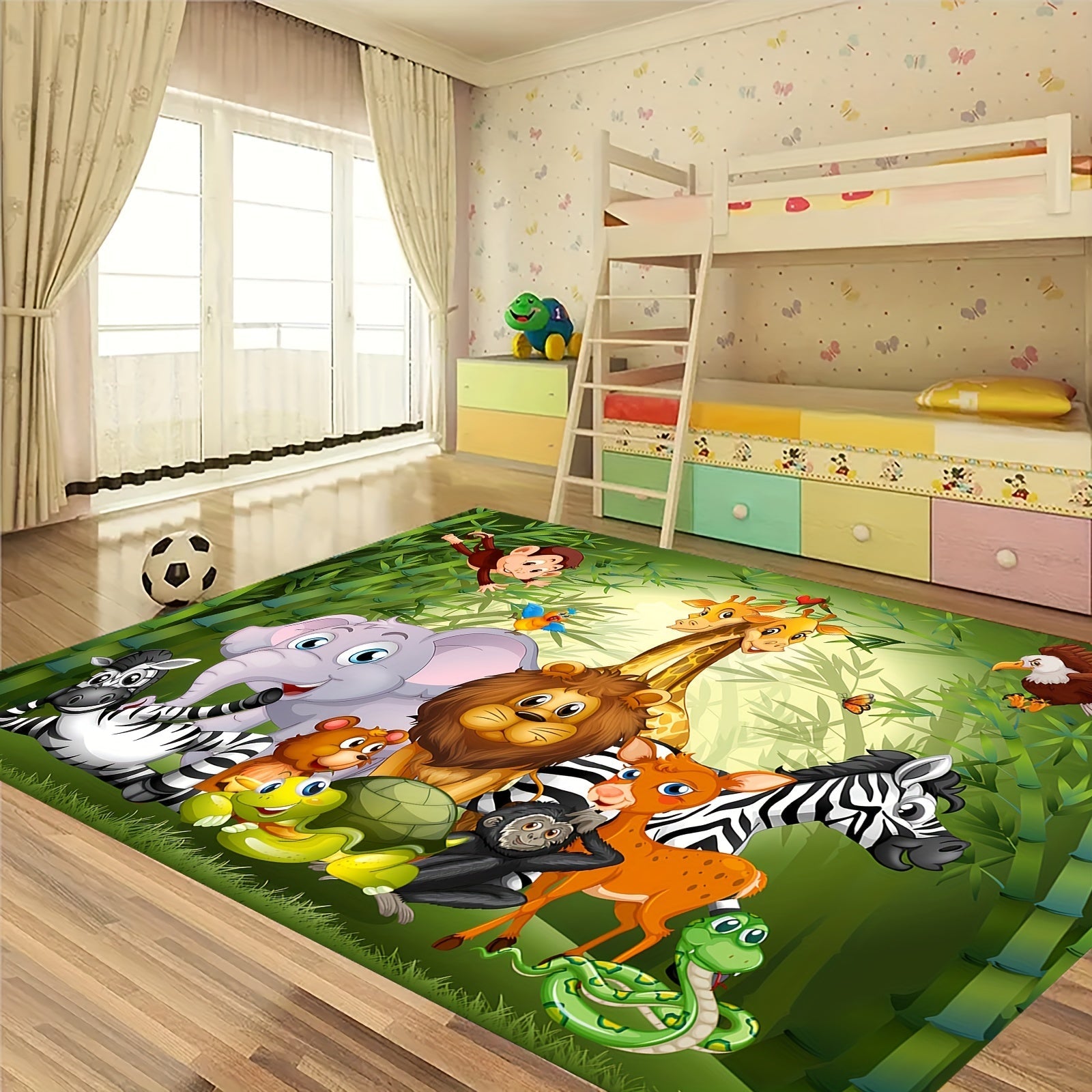Tapis à Motif Animaux - Pour Une Ambiance Ludique à Domicile