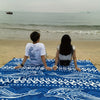 TropiComfort Tapis de Plage Oversized – Spacieux, Durable et Résistant au Sable