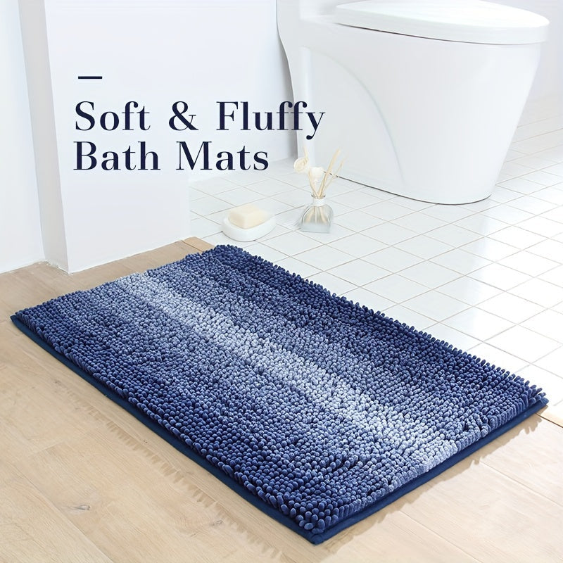 Tapis de Bain en Chenille – Luxe et Confort pour la Salle de Bain et l'Entrée