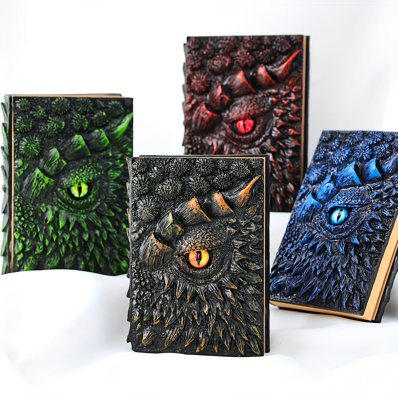 Carnet de Fantaisie avec Œil de Dragon – Robuste et Artistique