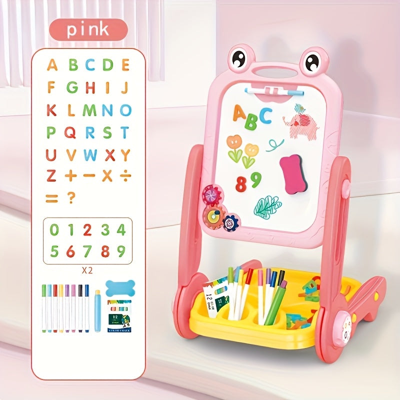 Tableau D'enfant Double Face – Magnétique avec Fonctions Éducatives pour Apprendre et Jouer