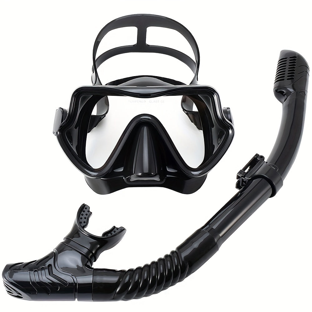 AquaClear Ensemble de Snorkel – Imperméable, Confortable et Avec Grande Visibilité