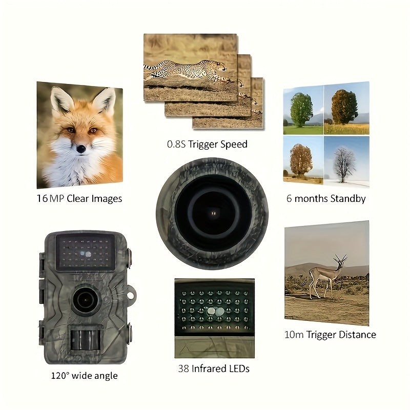 TrailGuard HD Caméra de Chasse – Durable, Résistante aux Intempéries et Avec Vision Nocturne