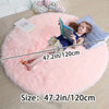 Tapis Ronde Fluffy - Clouda
