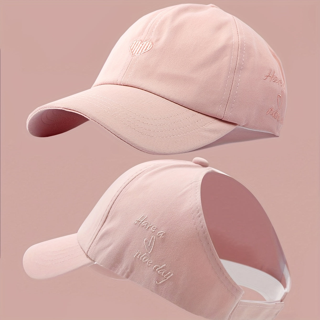 Casquette de Baseball pour Femmes avec Ouverture pour Queue de Cheval – Légère et Aérée