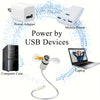 Ventilateur Horloge LED USB Portable avec Affichage de l'Heure