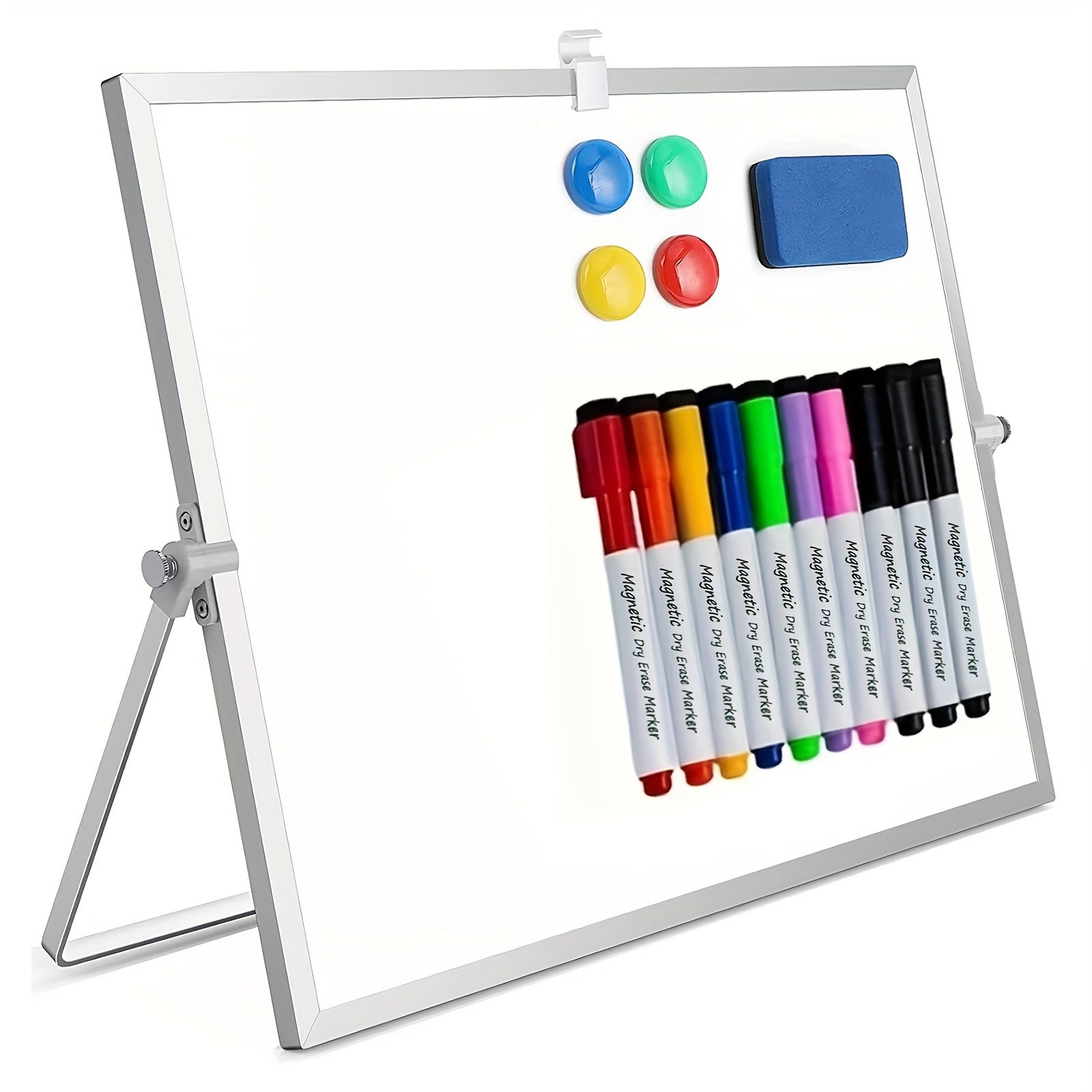 Tableau Magnétique MagniBoard - Portable et Double Face avec Support