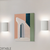 Applique Murale Ondulée Moderne – Design en Résine Élégant Haut & Bas