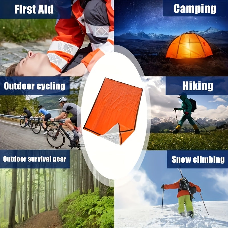 SurviveMate Sacs de Couchage d'Urgence - Isolation Imperméable pour le Camping