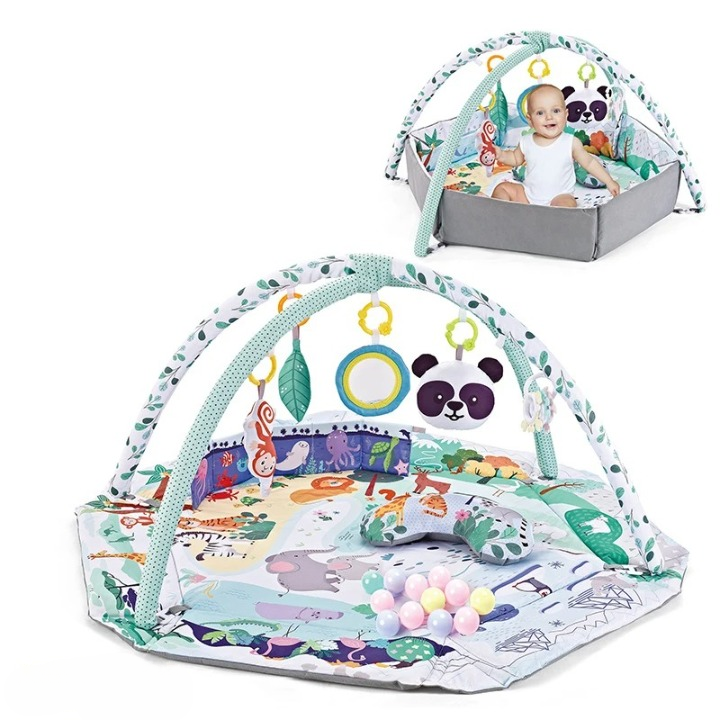Tapis d'Activité 8-en-1 pour Bébé